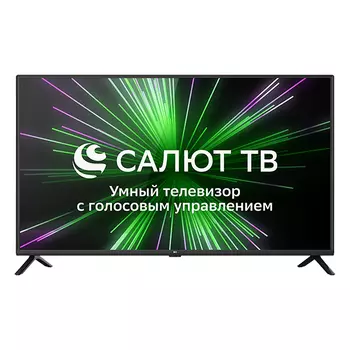 Телевизор 40" BQ 40S05B, 1920x1080, DVB-T /T2 /C, HDMIx3, USBx2, WiFi, Smart TV, черный (40S05B Black (РФ))