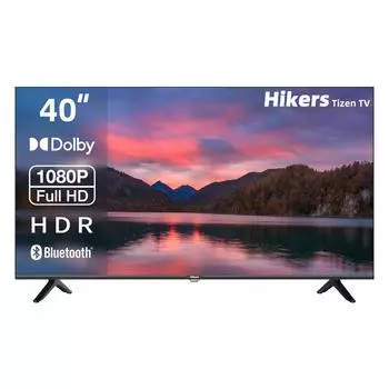Телевизор 40" Hikers 40HTF01, 1920x1080, HDMIx3, USBx2, WiFi, Smart TV, черный (40HTF01)