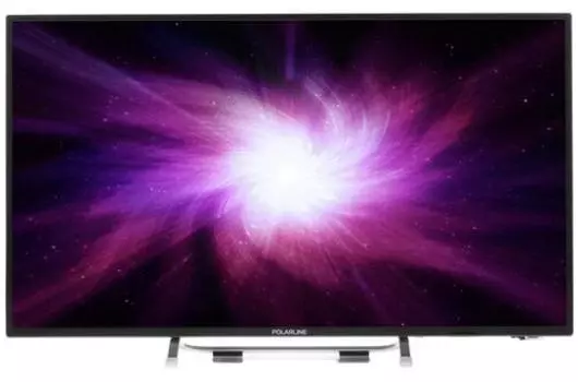Телевизор 40" Polarline 40PL52TC-SM, FullHD, 1920x1080, DVB-T /T2 /C, HDMIx3, USBx2, WiFi, Smart TV, черный (40PL52TC-SM)