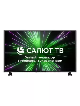 Телевизор 43" BQ 43S07B, 1920x1080, DVB-T /T2 /C, HDMIx3, USBx2, WiFi, Smart TV, черный (43S07B)