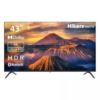 Телевизор 43" Hikers 43HTU01, 3840x2160, HDMIx3, USBx2, WiFi, Smart TV, черный (43HTU01)