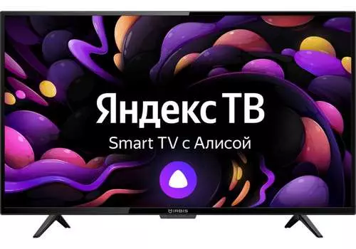 Телевизор 43" IRBIS 43F1YDX104BS2, FullHD, 1920x1080, DVB-T /T2 /C, HDMIx2, USBx2, WiFi, Smart TV, черный (43F1YDX104BS2)