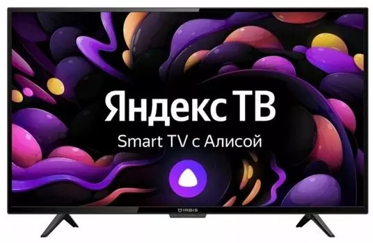 Телевизор 43" IRBIS 43U1YDX115FBS2, 3840x2160, HDMIx2, USBx2, WiFi, Smart TV, черный (43U1YDX115FBS2)