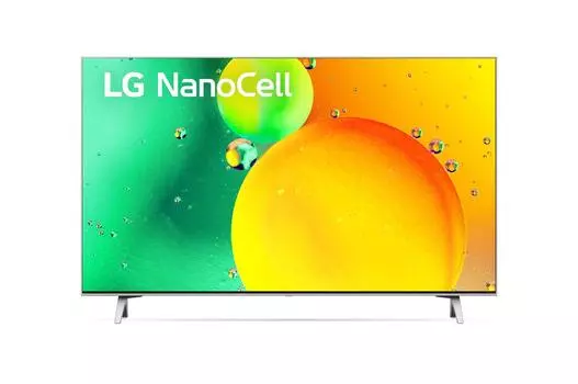 Телевизор 43" LG 43NANO776QA, 4K, 3840x2160, DVB-T /T2 /C, HDMIx3, USBx2, WiFi, Smart TV, серый (43NANO776QA)