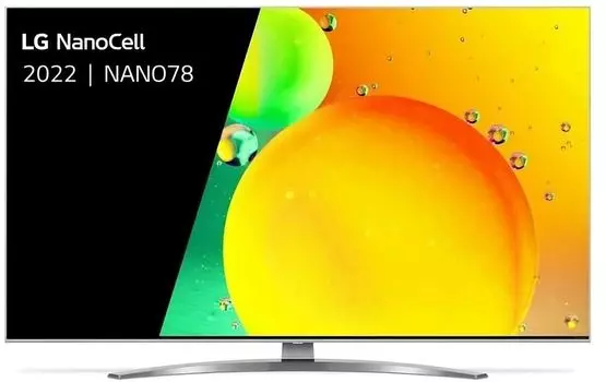 Телевизор 43" LG 43NANO786QA, 3840x2160, DVB-T /T2 /C, HDMIx3, USBx2, WiFi, Smart TV, серебристый (43NANO786QA)