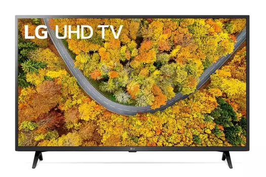Телевизор 43" LG 43UP76006LC, 4K, 3840x2160, DVB-T /T2 /C, HDMIx2, USBx1, WiFi, Smart TV, черный (43UP76006LC.ARU)