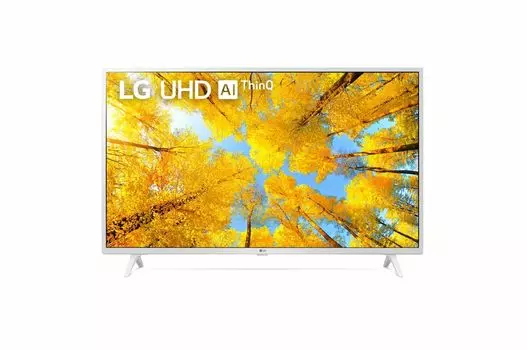 Телевизор 43" LG 43UQ76906LE, 3840x2160, DVB-T /T2 /C, HDMIx2, USBx1, WiFi, Smart TV, белый (43UQ76906LE.ADGG)