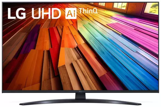 Телевизор 43" LG 43UT81006LA.ARUG, 3840x2160, DVB-T /T2 /C, HDMIx3, USBx2, WiFi, Smart TV, черный (43UT81006LA.ARUG)