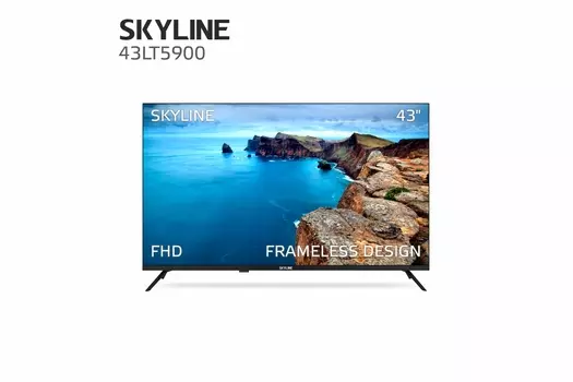 Телевизор 43" Skyline 43LT5900, 1920x1080, DVB-T /T2 /C, HDMIx2, USBx1, черный (43LT5900)