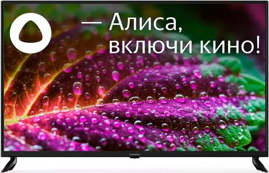 Телевизор 43" SunWind SUN-LED43XU400, 3840x2160, DVB-T /T2 /C, HDMIx2, USBx1, WiFi, Smart TV, черный (SUN-LED43XU400)