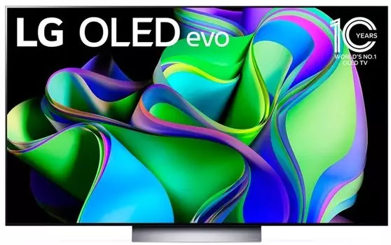 Телевизор 48" LG OLED48C3RLA, 3840x2160, DVB-T /T2 /C, HDMIx4, USBx3, WiFi, Smart TV, темно-серый (OLED48C3RLA.ARUB)