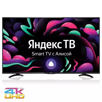 Телевизор 50" BBK 50LEX-8289/UTS2C, 4K, 3840x2160, DVB-T /T2 /C, HDMIx3, USBx2, WiFi, Smart TV, черный