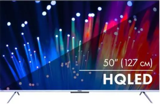 Телевизор 50" Haier Smart TV S3, 3840x2160, DVB-T /T2 /C, HDMIx4, USBx2, WiFi, Smart TV, серебристый (DH1VLQD02RU)