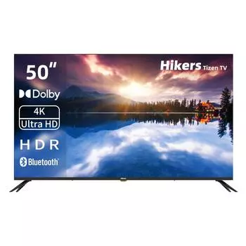 Телевизор 50" Hikers 50HTU01, 3840x2160, DVB-T /T2 /C, HDMIx3, USBx2, WiFi, Smart TV, черный (50HTU01)