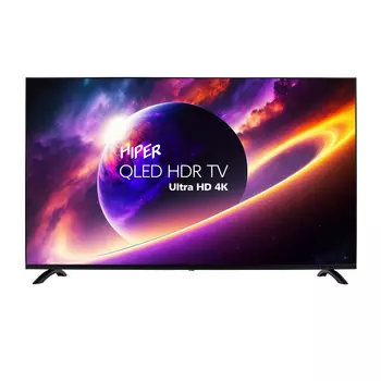Телевизор 50" Hiper QL50UD700AD, 3840x2160, DVB-T /T2 /C, HDMIx3, USBx2, WiFi, Smart TV, черный (QL50UD700AD)