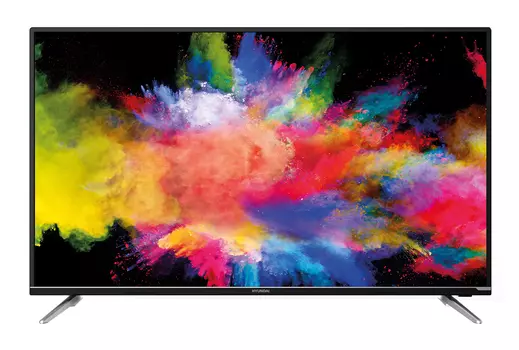 Телевизор 50" Hyundai H-LED50EU7008, 4K, 3840x2160, DVB-T2 /C /S2, HDMIx4, USBx2, WiFi, Smart TV, черный