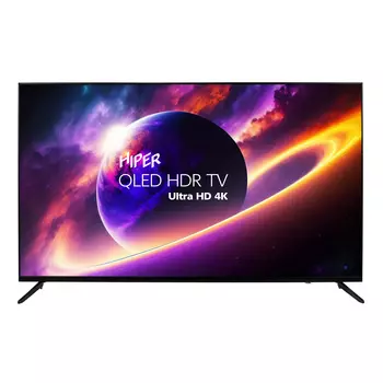 Телевизор 55" Hiper QL55UD700AD, 3840x2160, DVB-T /T2 /C, HDMIx3, USBx2, WiFi, Smart TV, графит (QL55UD700AD)