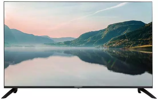 Телевизор 55" Horizont 55LE7053D, 3840x2160, DVB-T /T2 /C, HDMIx3, USBx2, WiFi, Smart TV, черный (55LE7053D)