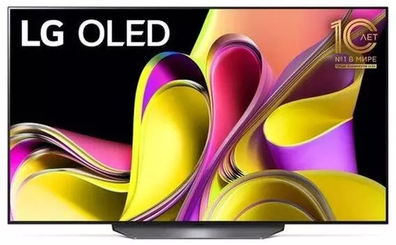 Телевизор 55" LG OLED55B3RLA, 3840x2160, DVB-T /T2 /C, HDMIx4, USBx2, WiFi, Smart TV, черный (OLED55B3RLA.ARUB)