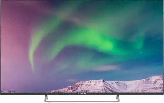Телевизор 55" Polarline 55PQ71STC-SM, 3840x2160, DVB-T /T2 /C, HDMIx3, USBx2, WiFi, Smart TV, черный (55PQ71STC-SM)