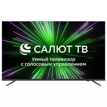 Телевизор 65" BQ 65FSU34B, 3840x2160, HDMIx3, USBx2, WiFi, Smart TV, черный (65FSU34B)