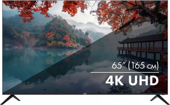 Телевизор 65" Haier Smart TV M1, 3840x2160, DVB-T /T2 /C, HDMIx4, USBx2, WiFi, Smart TV, синий (DH1VW6D07RU)