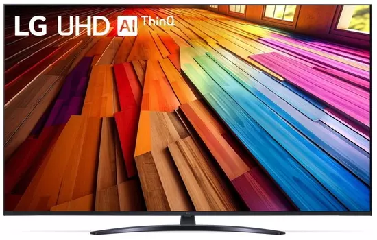 Телевизор 65" LG 65UT81006LA.ARUG, 3840x2160, DVB-T /T2 /C, HDMIx3, USBx2, WiFi, Smart TV, черный (65UT81006LA.ARUG)