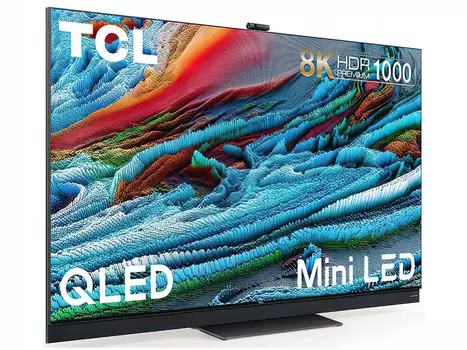 Телевизор 65" TCL 65X925, 7680x4320, HDMIx4, USBx1, WiFi, Smart TV, черный (65X925)
