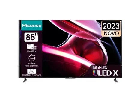 Телевизор 85" Hisense 85UXKQ, 3840x2160, DVB-T /T2 /C, HDMIx4, USBx2, WiFi, Smart TV, черный (85UXKQ)