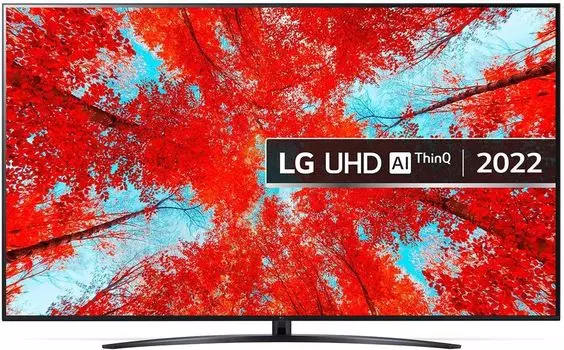 Телевизор 85" LG 86UQ91006LA, 3840x2160, DVB-T /T2 /C, HDMIx4, USBx2, WiFi, Smart TV, черный (86UQ91006LA)