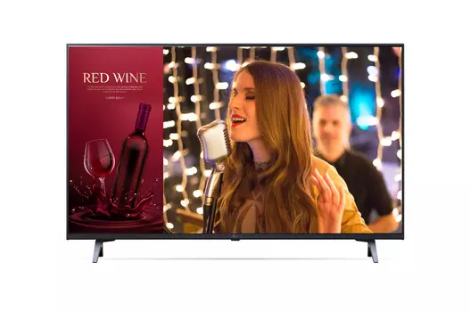 Телевизор коммерческий 43" LG 43UR640S, 4K, 3840x2160, 300кд/м2, 8 мс, Rj-45, HDMI, VGA, USB, черный (43UR640S0ZD.ARUC)