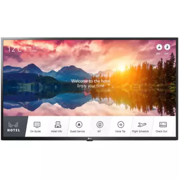 Телевизор коммерческий 55" LG US662H 55US662H, IPS, 4K, 3840x2160, 400кд/м2, Rj-45, WiFi, HDMI, USB, черный (55US662H0ZC)