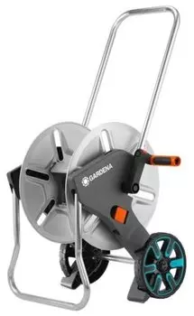 Тележка GARDENA AquaRoll M , диаметр шланга 1/2" (13 мм), вместимость 60м, без шланга, ручное сматывание (18540-20.000.00)