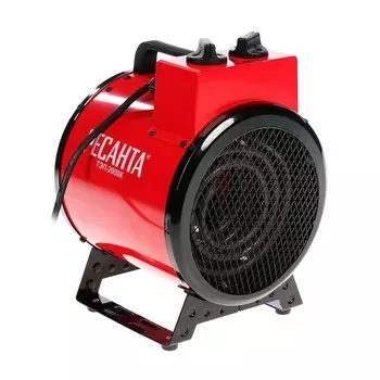 Тепловая пушка электрическая 2 кВт, 250 м/час, 220/230 В, РЕСАНТА ТЭП-2000К (67/1/7)