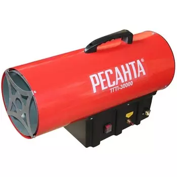 Тепловая пушка газовая 100 м, 1000 м/час, 220/230 В, РЕСАНТА ТГП-30000 (67/1/15)