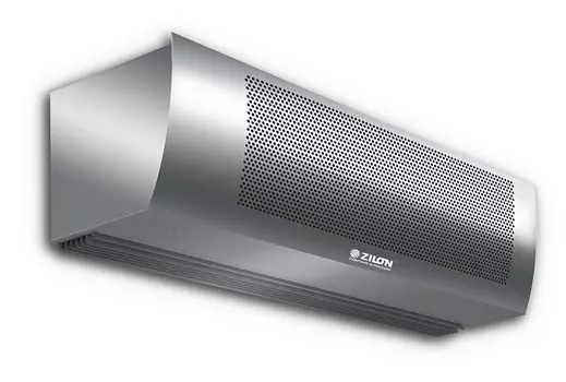 Тепловая завеса электрическая горизонтальная до 3м 24кВт, до 3000 м³/час, электронное управление, 380/400 В, Пульт ДУ, серебристый, IP10, ZILON Мастер ZVV-2Е24T (ZVV-2Е24T)