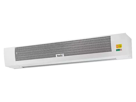 Тепловая завеса электрическая горизонтальная/вертикальная до 3м 9кВт, до 1600 м/час, электронное управление, 380/400 В, Пульт ДУ, белый, IP21, Ballu Basic PS-BT BHC-B15T09-PS