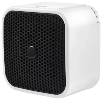 Тепловентилятор 1500 Вт до 20м, 220В, напольный, механическое, регулировка температуры, термостат, белый,черный, Zanussi ZFH/C-408