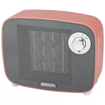 Тепловентилятор 1.5 кВт, 220В, 45 дБА, напольный, механическое управление, розовый, Engy PTC-321 (105823)