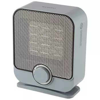 Тепловентилятор 1.5 кВт, 220В, 45 дБА, напольный, механическое управление, серый, Engy PTC-319 (007532)