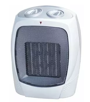 Тепловентилятор 1.5кВт, 220В, настольный, механическое, регулировка температуры, выключатель со световым индикатором, термостат, 0, OASIS KS-15