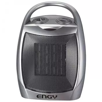 Тепловентилятор 1.5кВт до -, 220В, 45 дБ, напольный, механическое управление, термостат, серебристый, Engy РТС-308A (020298)