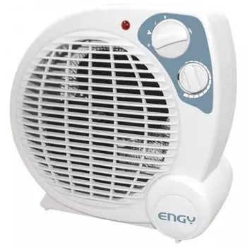 Тепловентилятор 2кВт, 220В, 45 дБ, напольный, механическое управление, термостат, белый, Engy EN-513 (014985)