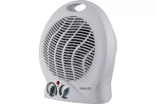 Тепловентилятор 2кВт до 20м², 220В, настольный, механическое управление, термостат, белый, Galaxy GL GL 8171 (GL 8171)