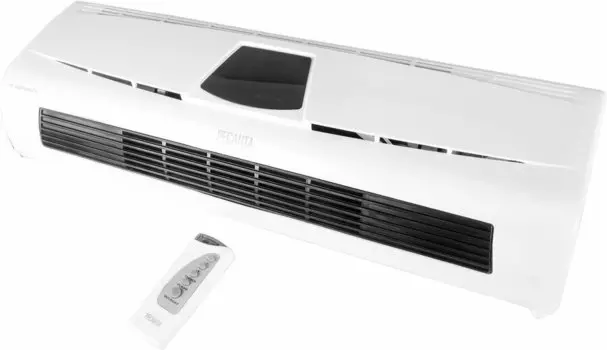 Тепловентилятор до 25 м, 220В, настенный, Электронное дистанционное, термостат, пульт ДУ, белый, Ресанта 67/2/9 (67/2/9 )