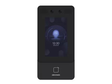 Терминал доступа Hikvision DS-K1T342MWX, с распознаванием лиц, черный (DS-K1T342MWX)