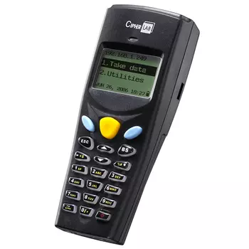 Терминал сбора данных (ТСД) CipherLab 8001 лазерный, 1D, 1x11 МГц, 3.99Mb, 2.05Mb, CipherLab OS, 1.5", 100x64, 700 мА·ч/100 ч (A8001RSC00006)