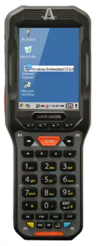 Терминал сбора данных (ТСД) Point Mobile PM450 лазер, 1D, 1x1000MHz, 512Mb, 1Gb, Android 4.2, 3.5", 640x480, USB, Wi-Fi 802.11 a/b/g/n, bluetooth, 3120mAh (P450GPH2357E0C)