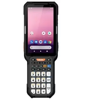 Терминал сбора данных (ТСД) Point Mobile PM451 Image, 1D/2D, 8x2200MHz, 4Gb, 64Gb, Android 9, 4.3", 480x800, Cam, USB, Wi-Fi 802.11 a/b/g/n/ac, BT, NFC, GSM, 3G/4G, GPS, 4000mAh (P451G6Y24DGE0C)