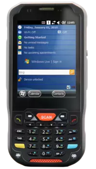Терминал сбора данных (ТСД) Point Mobile PM60 лазерный, 1D, 1x1 ГГц, 512Mb, 1Gb, WEH 6.5, 3.5", 640x480, USB, Wi-Fi 802.11 a/b/g/n, BT, 4 А·ч (PM60GP52356E0T)